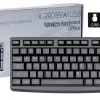 Activejet K-3803SW Keyboard wireless battery powered by 1x 1.5V AAA black