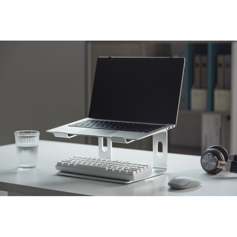 Gembird NBS-D1-01 laptop stand Aluminium, Silver 39.6 cm (15.6 Gembird NBS-D1-01 laptop stand Aluminium, Silver 39.6 cm (15.6