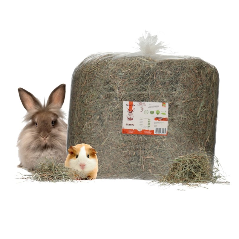 RECEK Meadow hay for rodents - hand-packed - 4 kg