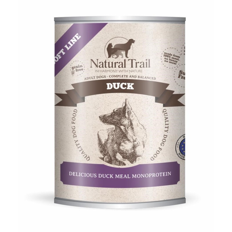 NATURAL TRAIL Duck Soft Line - wet dog food - 800g