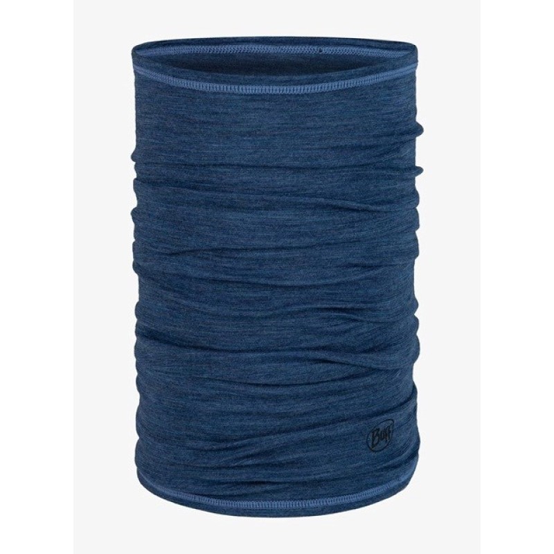 Buff Lightweight Merino Wool Multifunctional scarf Blue