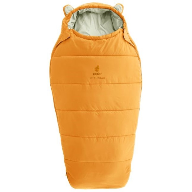 Deuter Little Star children's sleeping bag (95–130 cm) – amber/bone