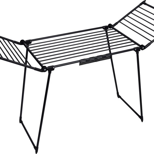 AMALFI foldable laundry drying rack, black