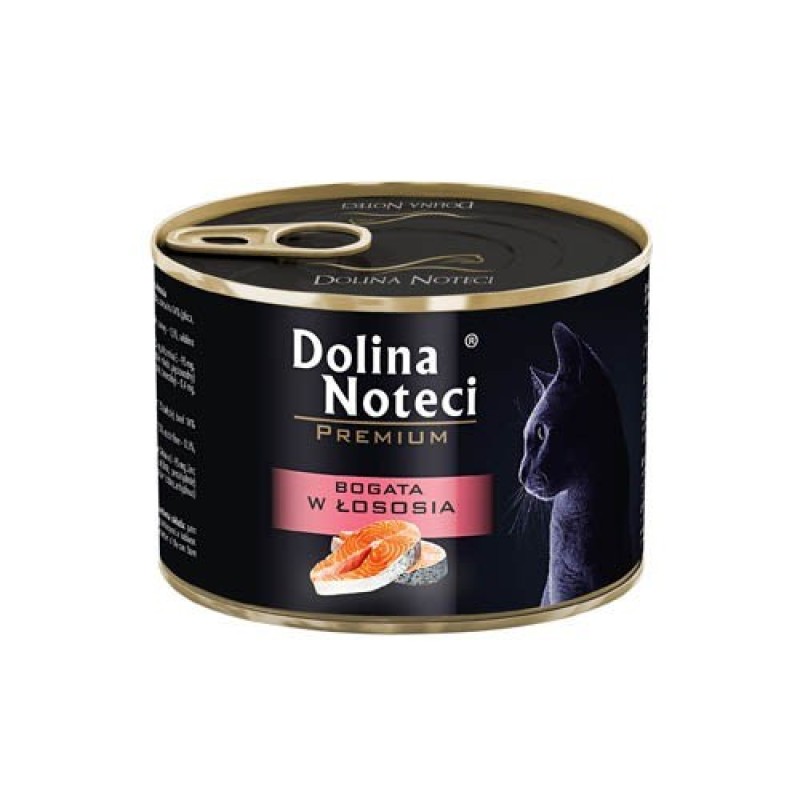 Dolina Noteci Premium rich in salmon - wet cat food - 185g Dolina Noteci Premium rich in salmon - wet cat food - 185g
