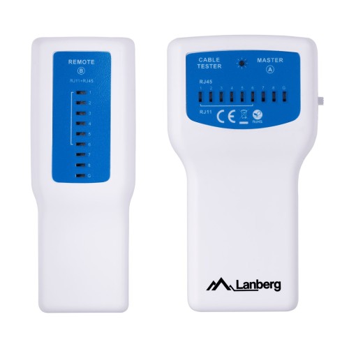 Lanberg NT-0402 network cable tester PoE tester Blue, White