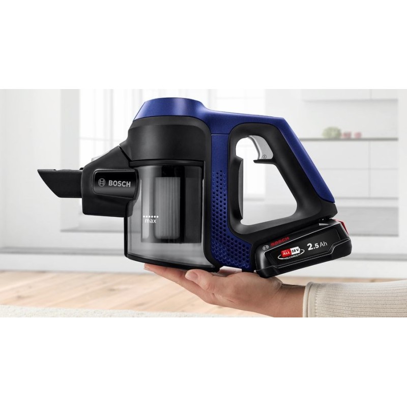 Bosch Serie 6 BBS611MAT handheld vacuum Blue Bagless Bosch Serie 6 BBS611MAT handheld vacuum Blue Bagless