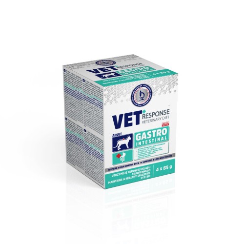 VET RESPONSE Gastrointestinal - wet cat food - 4x85g