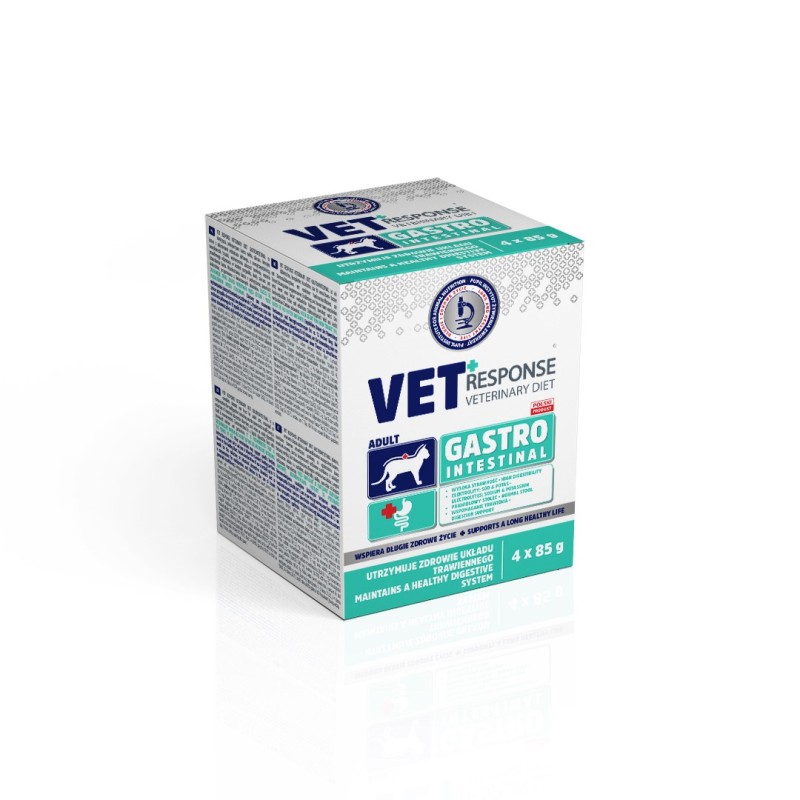 VET RESPONSE Gastrointestinal - wet cat food - 4x85g