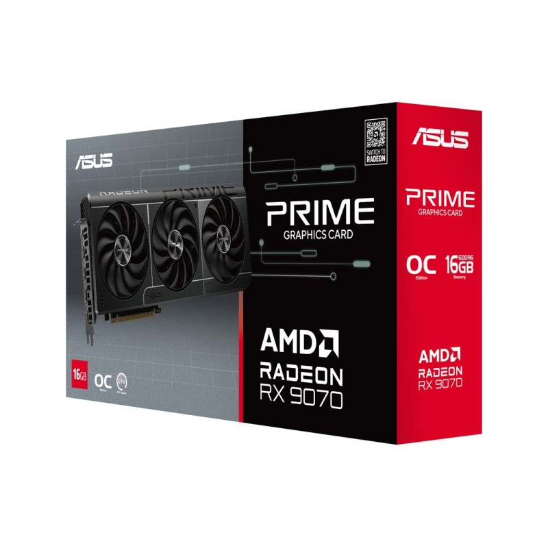 ASUS Prime -RX9070-O16G AMD Radeon RX 9070 16 GB GDDR6 ASUS Prime -RX9070-O16G AMD Radeon RX 9070 16 GB GDDR6