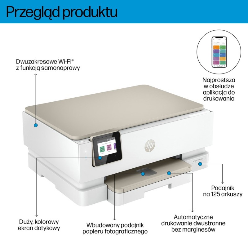 HP ENVY Inspire 7220e All-in-One Printer Thermal inkjet A4 4800 x 1200 DPI 15 ppm Wi-Fi HP ENVY Inspire 7220e All-in-One Printer Thermal inkjet A4 4800 x 1200 DPI 15 ppm Wi-Fi