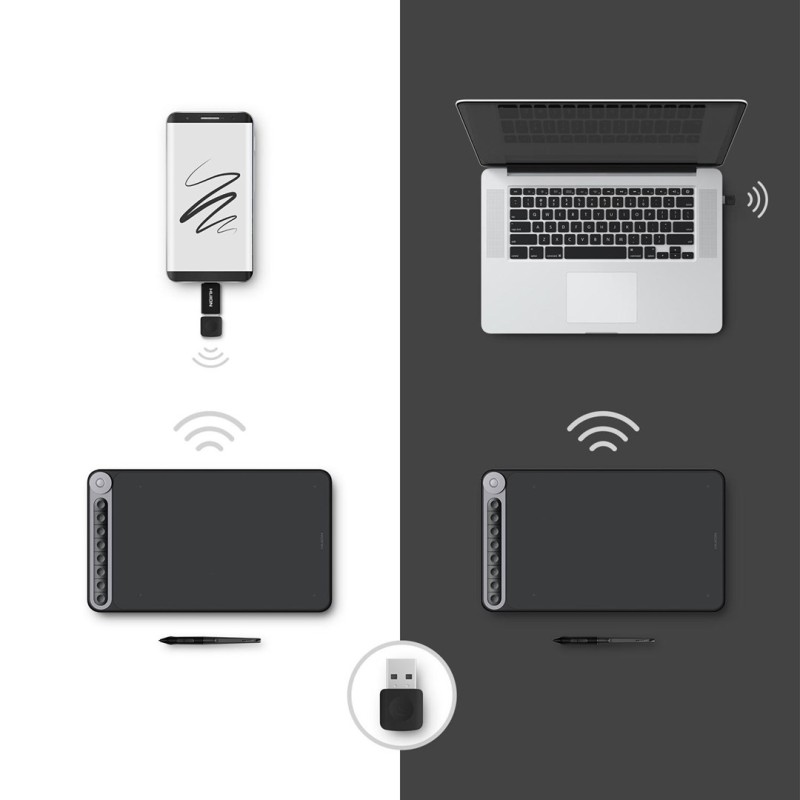 HUION Q620M graphic tablet 5080 lpi 266.7 x 166.7 mm USB Black HUION Q620M graphic tablet 5080 lpi 266.7 x 166.7 mm USB Black