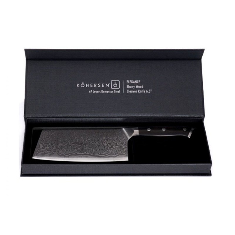Tasak Cleaver Kohersen Elegance Ebony Wood 16,5cm Tasak Cleaver Kohersen Elegance Ebony Wood 16,5cm
