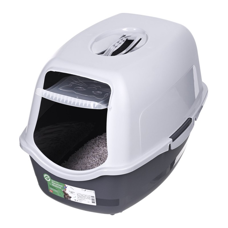 DIAMENTIQ BAYA light grey/dark grey - cat litter box - 55,5 x 40 x 38,7 cm DIAMENTIQ BAYA light grey/dark grey - cat litter box - 55,5 x 40 x 38,7 cm