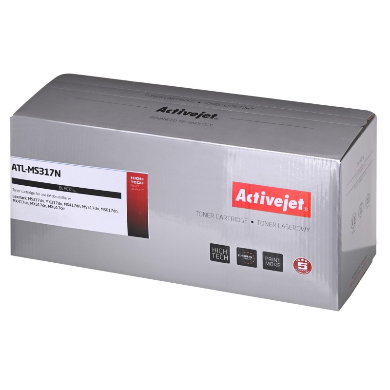 Activejet ATL-MS317N Toner (replacement for Lexmark 51B2000, Supreme; 2,500 pages; black)