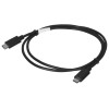 Lanberg CA-CMCM-10CU-0010-BK kabel USB 2.0 1m USB-C M/M Black Lanberg CA-CMCM-10CU-0010-BK kabel USB 2.0 1m USB-C M/M Black