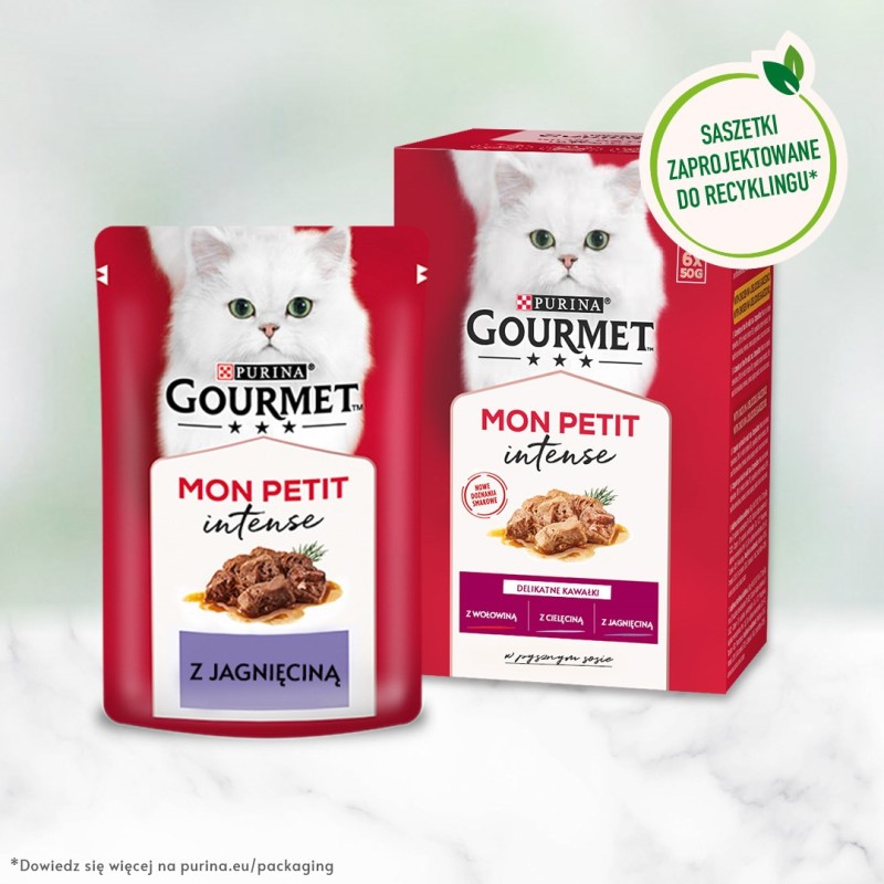 GOURMET Mon Petit Meat Mix - wet cat food - 6 x 50 g GOURMET Mon Petit Meat Mix - wet cat food - 6 x 50 g