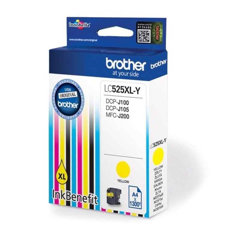 Brother LC525XL-Y ink cartridge Original Extra (Super) High Yield Yellow Brother LC525XL-Y ink cartridge Original Extra (Super) High Yield Yellow