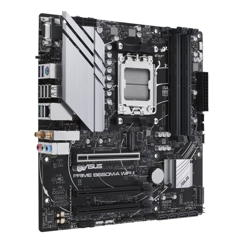ASUS PRIME B650M-A WIFI II AMD B650 Socket AM5 micro ATX ASUS PRIME B650M-A WIFI II AMD B650 Socket AM5 micro ATX