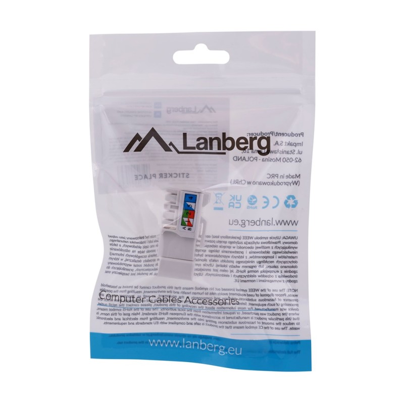 Lanberg KSU6-1090 keystone module Lanberg KSU6-1090 keystone module