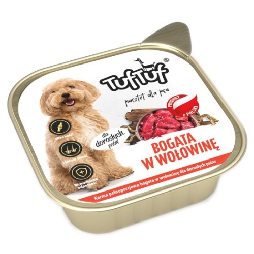 TUF TUF Alupak Beef Pate - wet dog food - 300g TUF TUF Alupak Beef Pate - wet dog food - 300g