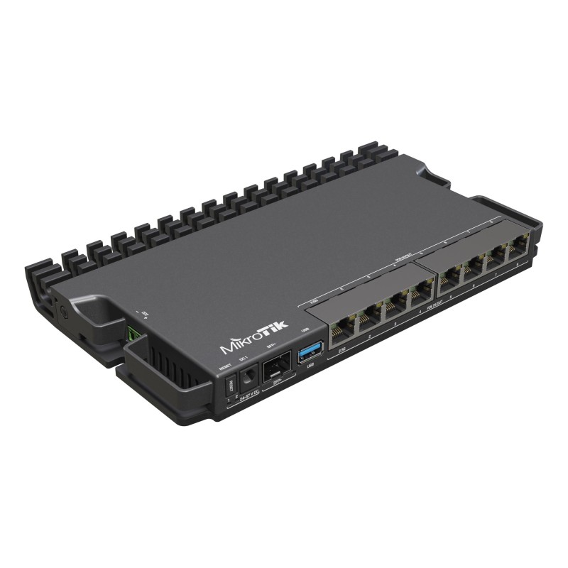 Router Mikrotik RB5009UG+S+IN Total Ethernet Ports:9; Architecture:ARM 64bit; CPU core:4 Router Mikrotik RB5009UG+S+IN Total Ethernet Ports:9; Architecture:ARM 64bit; CPU core:4