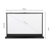 Maclean Portable Projection Screen Compact 40