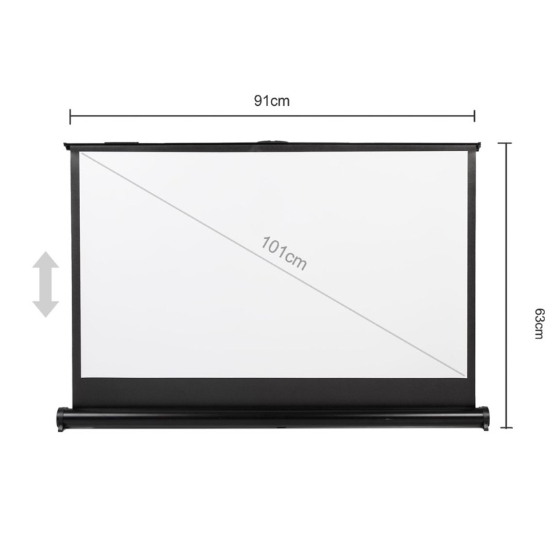 Maclean Portable Projection Screen Compact 40