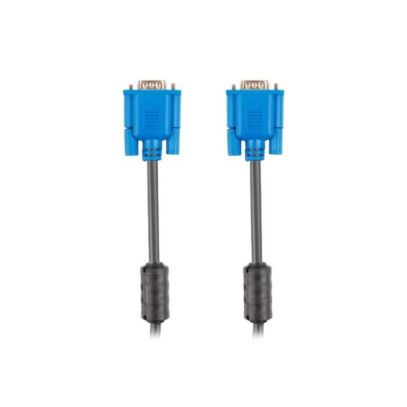 Lanberg CA-VGAC-10CU-0050-BK VGA cable 5 m VGA 15pin Black Lanberg CA-VGAC-10CU-0050-BK VGA cable 5 m VGA 15pin Black