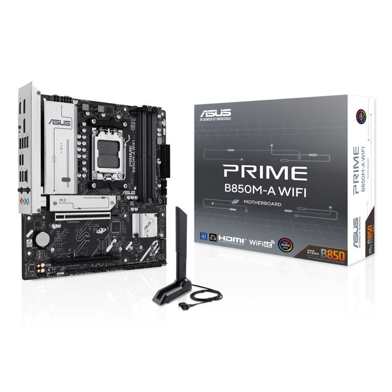 ASUS PRIME B850M-A WIFI AMD B850 Socket AM5 micro ATX ASUS PRIME B850M-A WIFI AMD B850 Socket AM5 micro ATX
