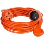 VERTEX PZO10M3x2.5POM Retractable extension cord 10 m orange