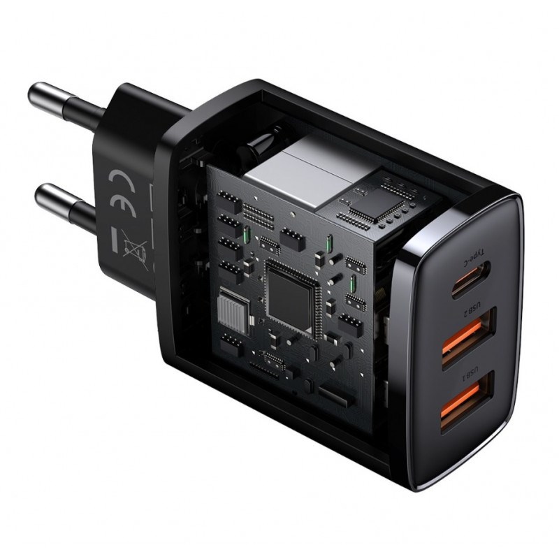 Baseus CCXJ-E01 mobile device charger Smartphone, Smartwatch, Tablet Black AC Fast charging Indoor Baseus CCXJ-E01 mobile device charger Smartphone, Smartwatch, Tablet Black AC Fast charging Indoor