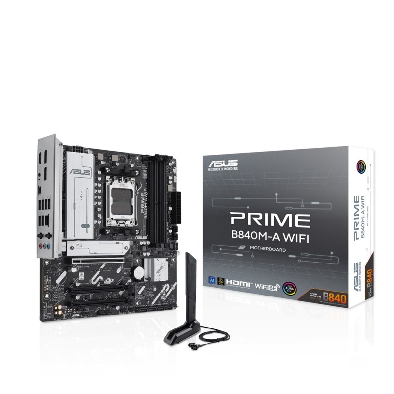 ASUS PRIME B840M-A WIFI AMD B840 Socket AM5 micro ATX ASUS PRIME B840M-A WIFI AMD B840 Socket AM5 micro ATX
