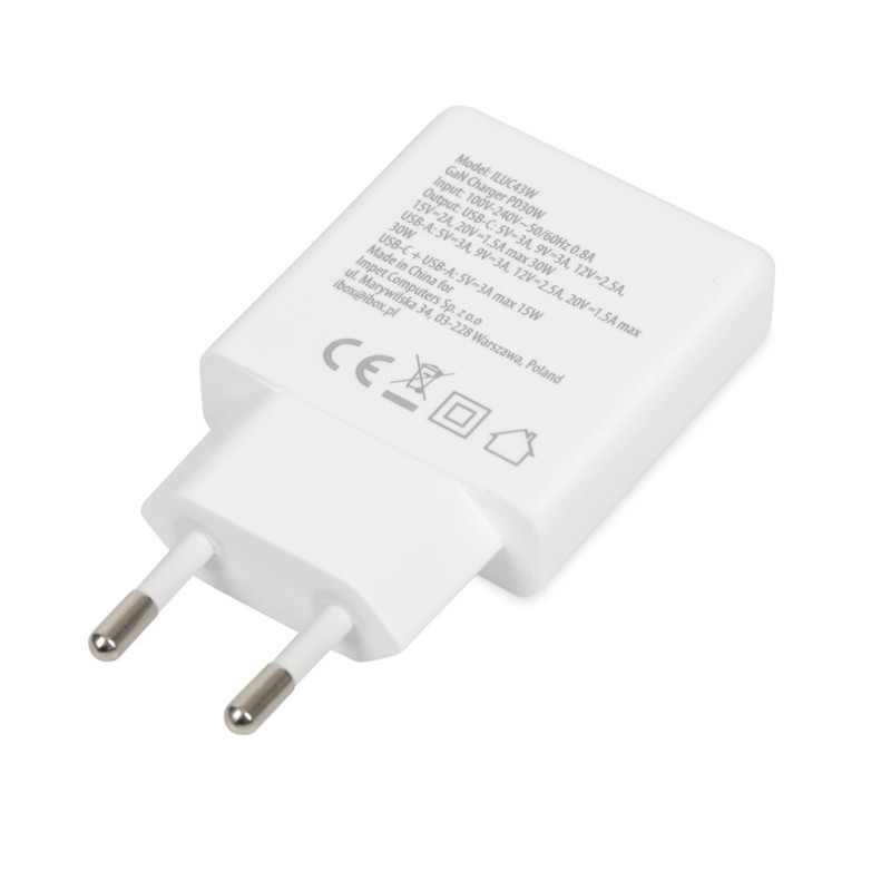 OnePlus Charger SUPERVOOC 120W 2 Ports with Cable White OnePlus Charger SUPERVOOC 120W 2 Ports with Cable White