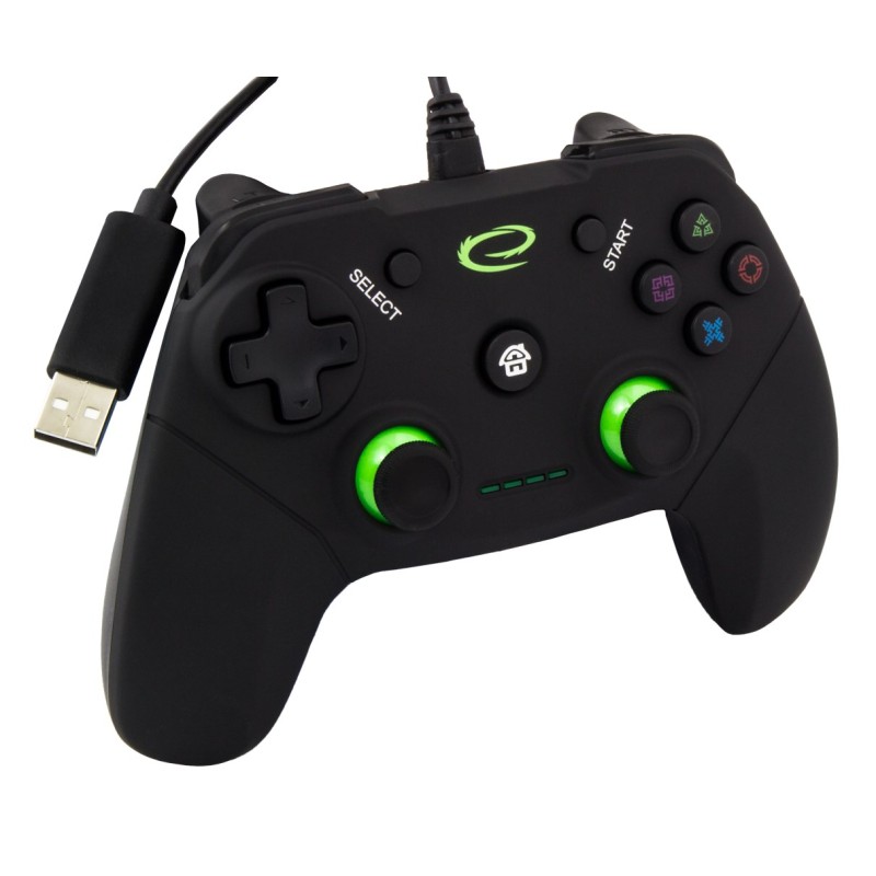 Esperanza EGG110K Gaming Controller Gamepad PC,Playstation 3 Analogue / Digital USB 2.0 Black Esperanza EGG110K Gaming Controller Gamepad PC,Playstation 3 Analogue / Digital USB 2.0 Black