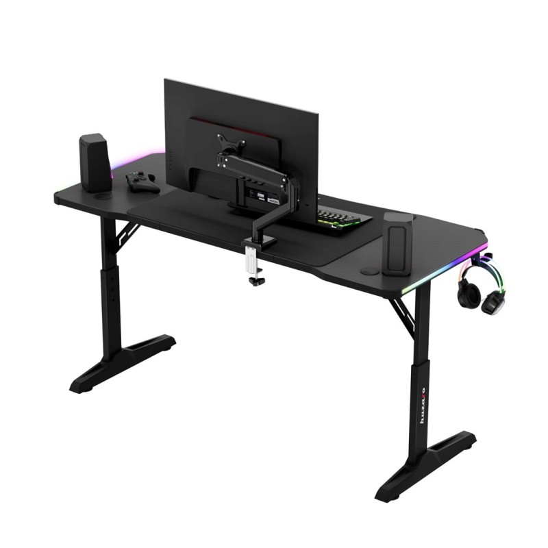 Huzaro Hero 3.6 RGB Black gaming desk Huzaro Hero 3.6 RGB Black gaming desk