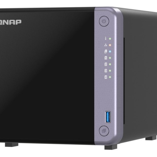 QNAP TS-432X-4G NAS/storage server Tower Ethernet LAN Black Alpine AL-524