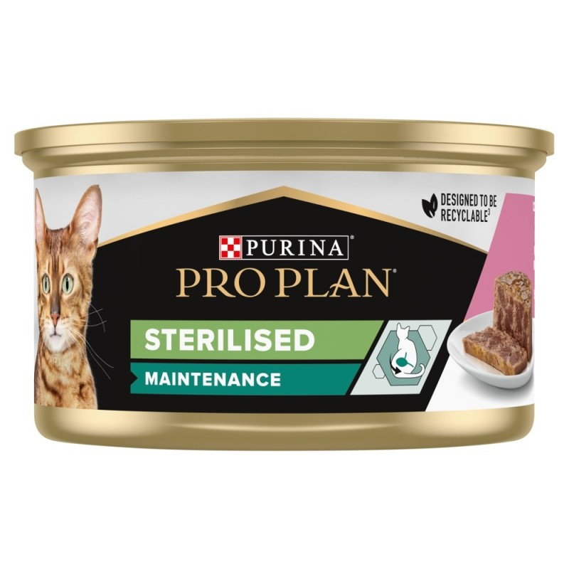 PURINA Pro Plan Maintenance Adult Sterilised Salmon with tuna - wet cat food - 85g