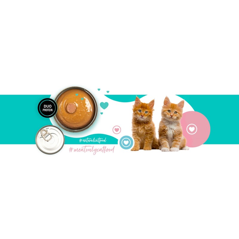 3COTY 42. Chicken and duck (kitten) - wet cat food - 180g