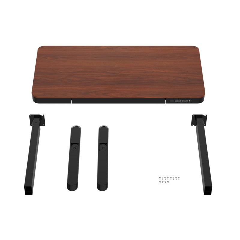 ACTIVEJET desk with electric height adjustment 140x70 ET119W-C black/walnut ACTIVEJET desk with electric height adjustment 140x70 ET119W-C black/walnut