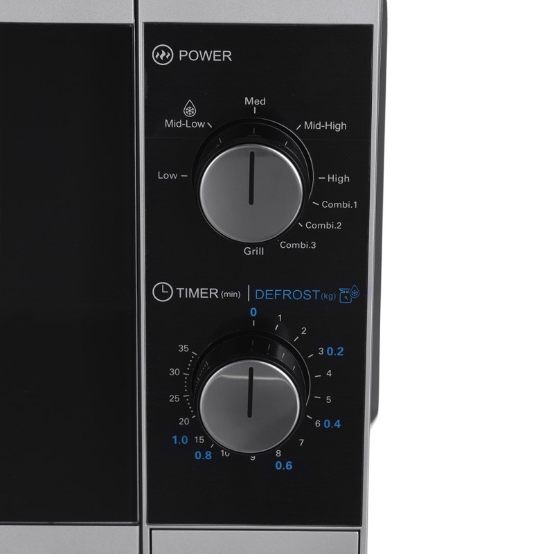 Sharp Home Appliances YC-MG01E-S microwave Countertop Combination microwave 20 L 800 W Black, Grey Sharp Home Appliances YC-MG01E-S microwave Countertop Combination microwave 20 L 800 W Black, Grey