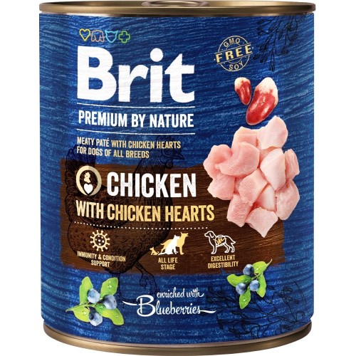 BRIT Premium by Nature Chicken with hearts - Wet dog food - 800 g BRIT Premium by Nature Chicken with hearts - Wet dog food - 800 g