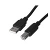 Lanberg CA-USBA-10CC-0018-BK USB cable 1.8 m USB 2.0 USB B Black