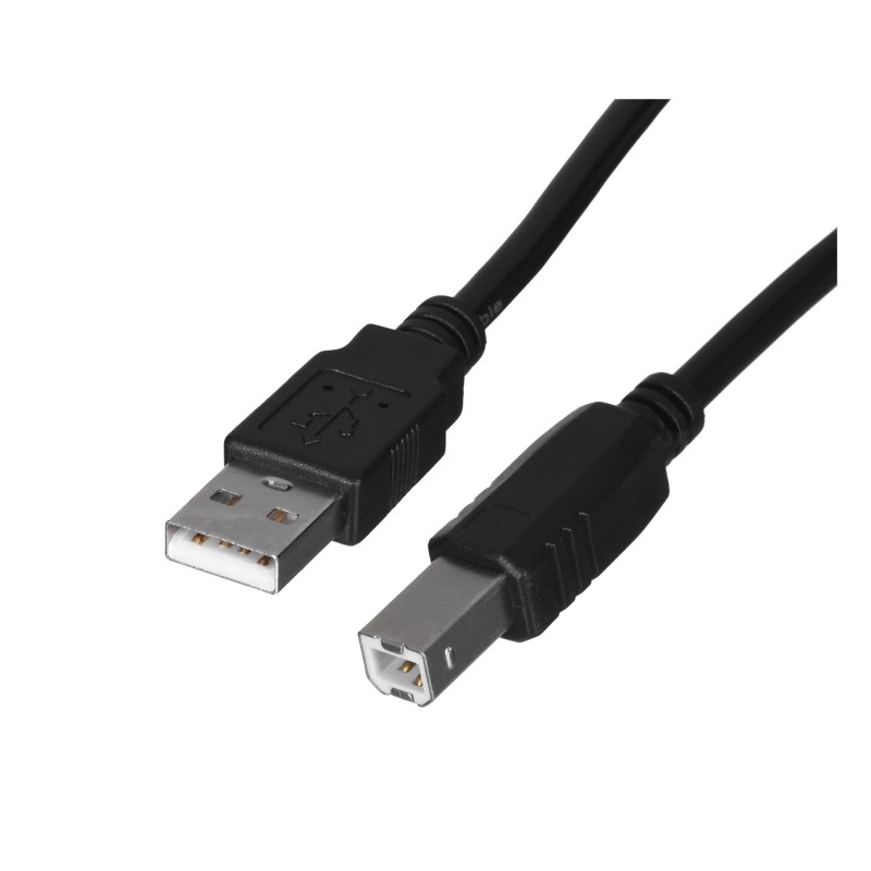 Lanberg CA-USBA-10CC-0018-BK USB cable 1.8 m USB 2.0 USB B Black