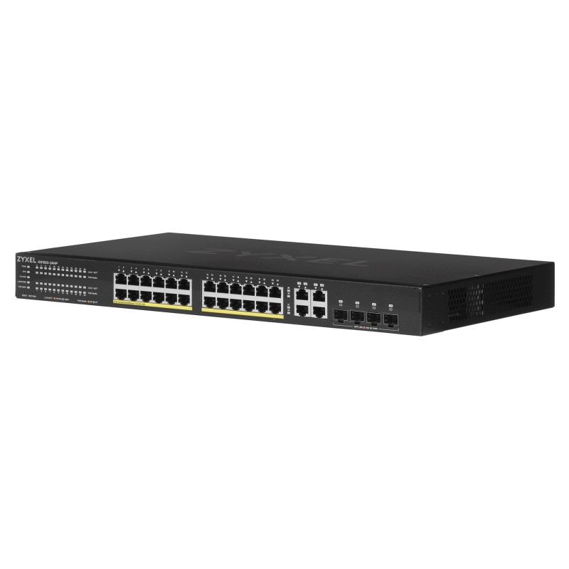 Zyxel GS1920-24HPV2 Managed Gigabit Ethernet (10/100/1000) Power over Ethernet (PoE) Black Zyxel GS1920-24HPV2 Managed Gigabit Ethernet (10/100/1000) Power over Ethernet (PoE) Black