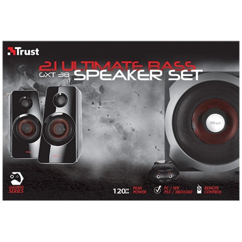 Trust GXT 38 2.1 Black Wired 60 W Trust GXT 38 2.1 Black Wired 60 W