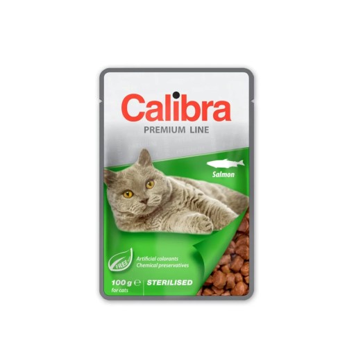 CALIBRA Cat Premium Sterilised Salmon - wet cat food - 100g CALIBRA Cat Premium Sterilised Salmon - wet cat food - 100g