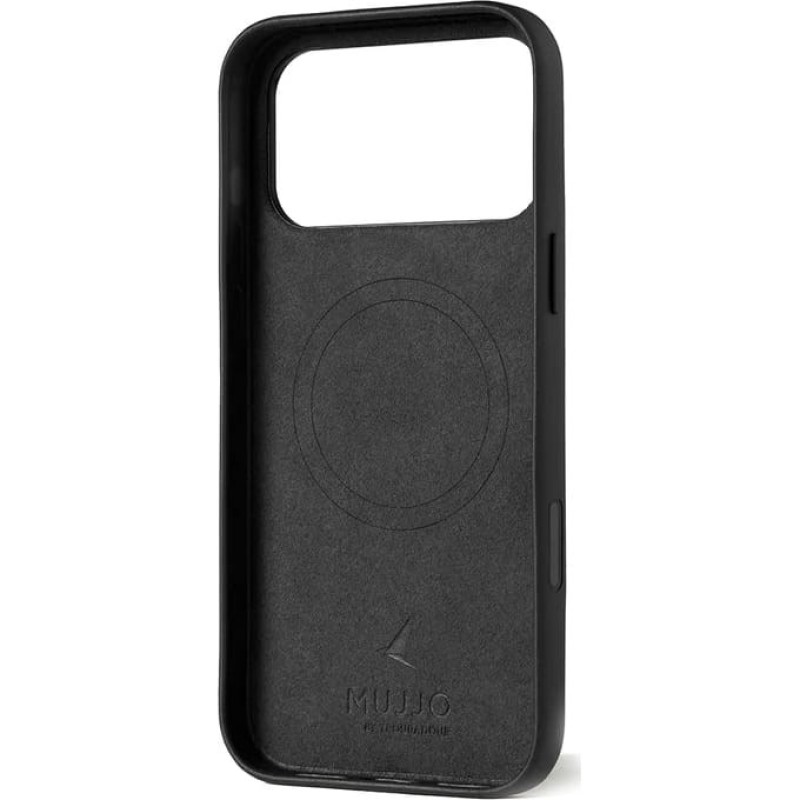 Mujjo Full Leather Case Case for iPhone 17 Pro Max black