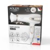 ADLER AD 2248WC HAIR DRYER, WHITE AND CHAMPAGNE