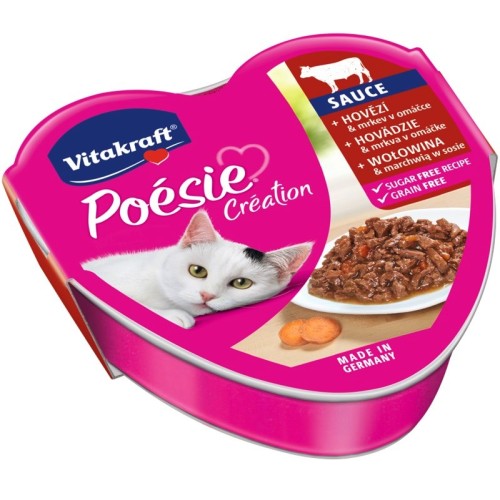 VITAKRAFT POESIE CREATION SOS beef/carrot - wet cat food - 85 g VITAKRAFT POESIE CREATION SOS beef/carrot - wet cat food - 85 g