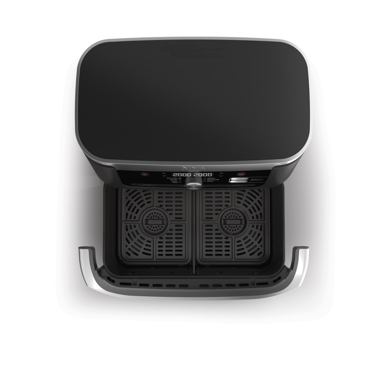 Ninja AF500EU fryer Double 10.4 L Stand-alone 2470 W Hot air fryer Black, Stainless steel Ninja AF500EU fryer Double 10.4 L Stand-alone 2470 W Hot air fryer Black, Stainless steel